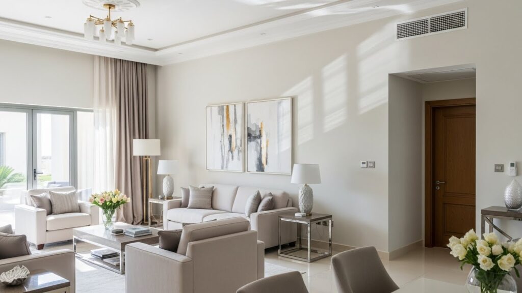 Interior villa painting in Dubai