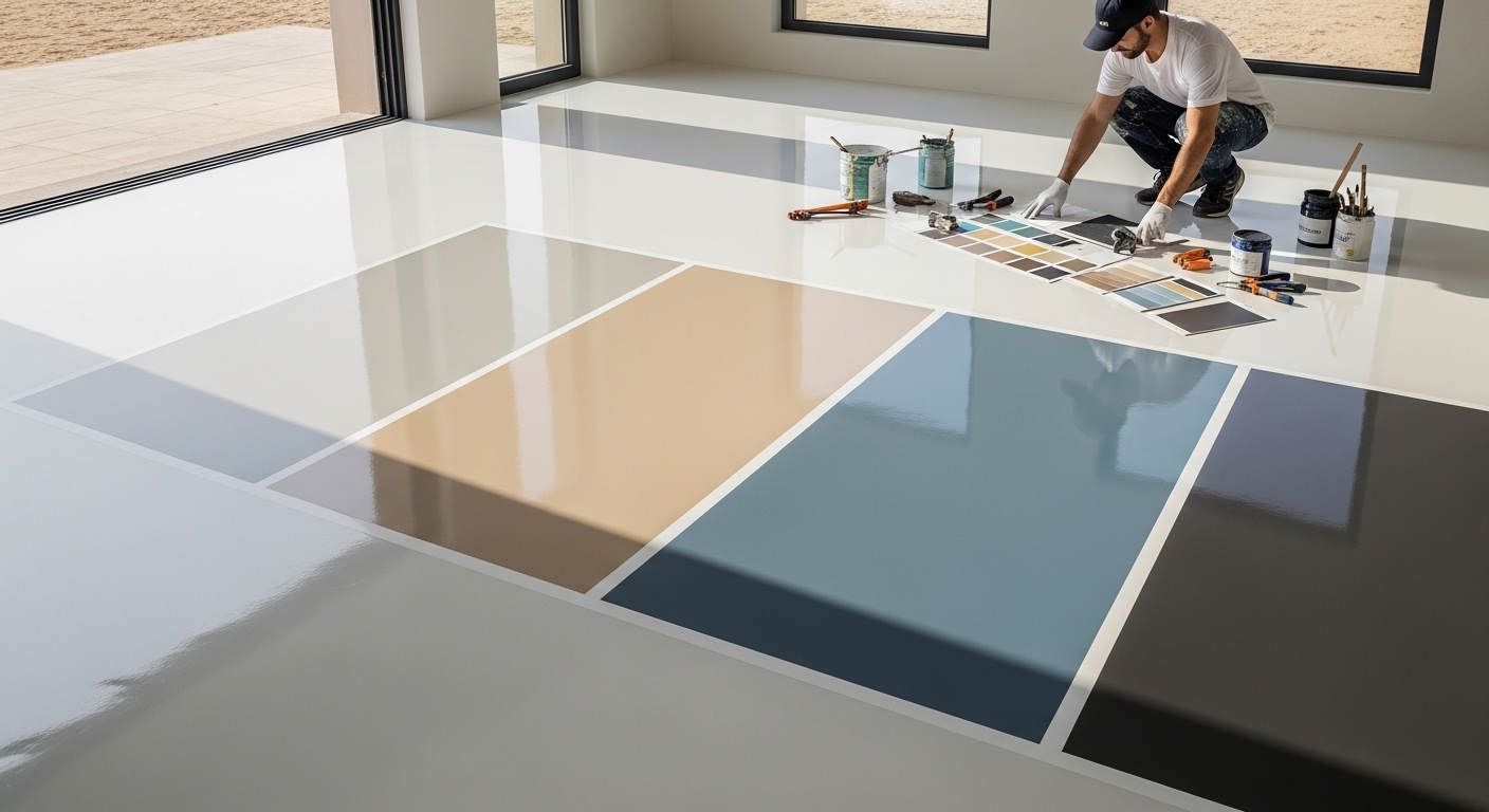 Color Selection Guide for Epoxy Floor Painting in Dubai