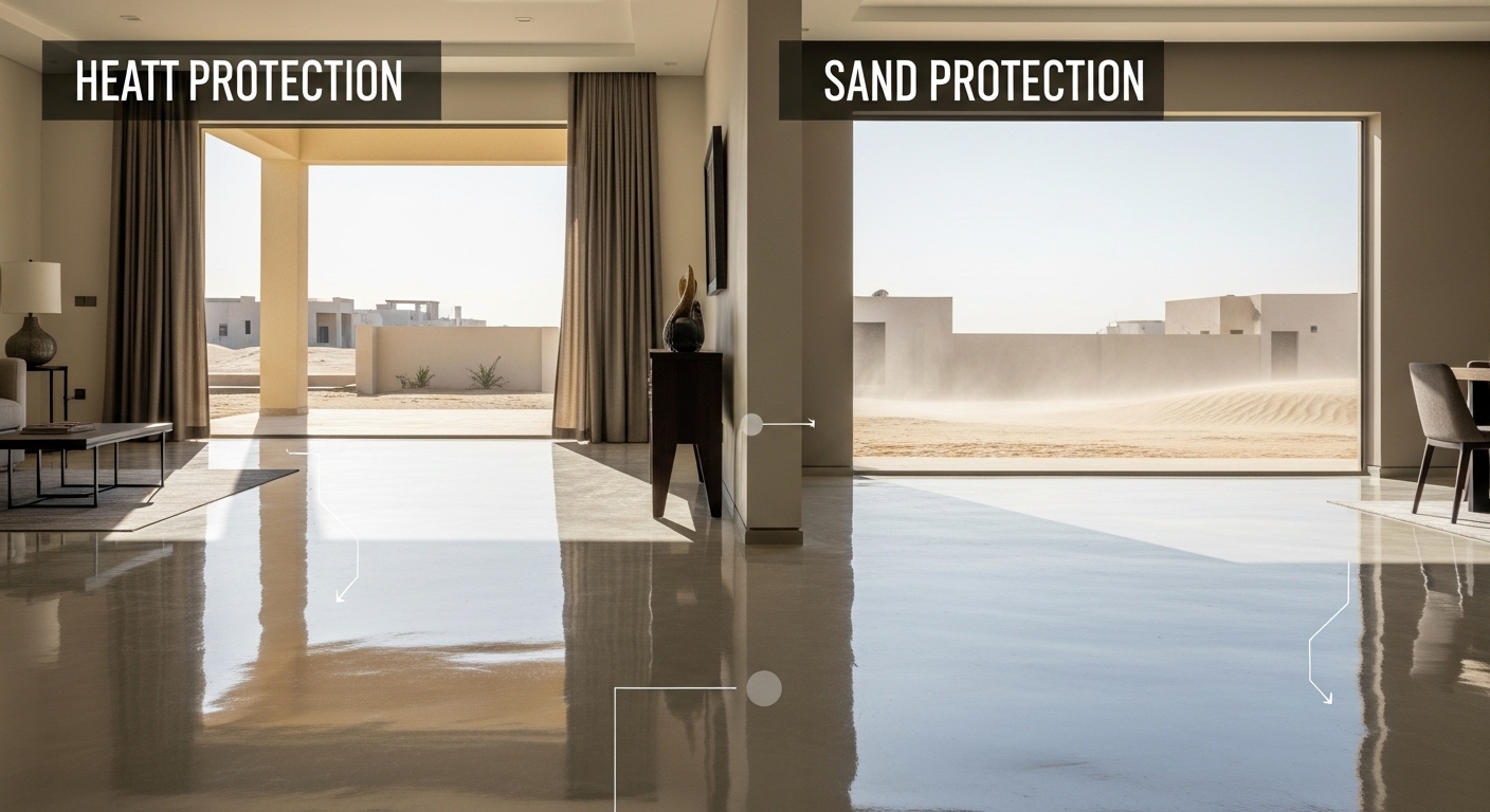 Epoxy Floor Painting Helps Protect Against Dubai’s Heat and Sand