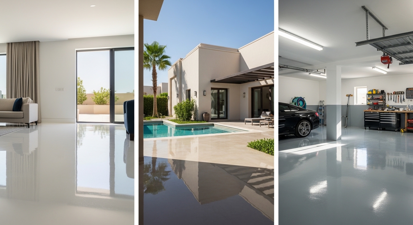 Epoxy Floor Painting Dubai A Complete Guide for Homes, Villas, and Garages